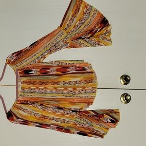 Adora off shoulder long sleeve bell top